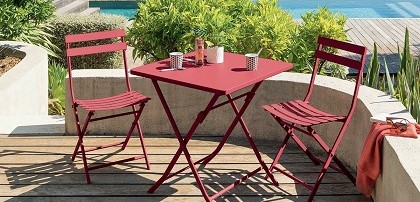 Krzesła ogrodowe składane