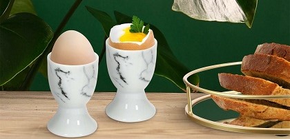 Podstawki i kieliszki do jajek