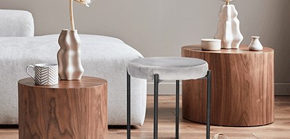 Stołki niskie i taborety