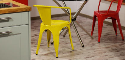 Krzesła żółte 