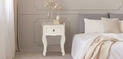 Stoliki nocne białe