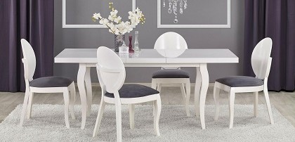 Stoły rozkładane białe