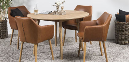 Stoły okrągłe drewniane