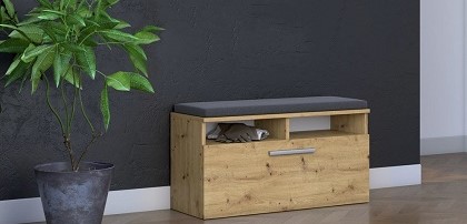 Szafki na buty z siedziskiem