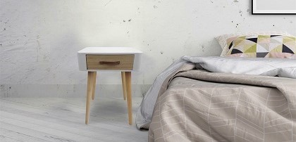 Stoliki nocne z drewna