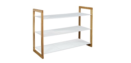 Regały białe metalowe