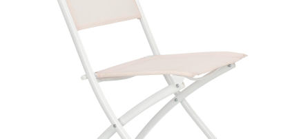 Krzesła metalowe składane