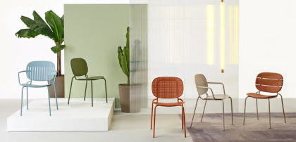 Krzesła metalowe prl