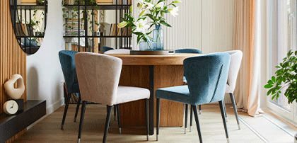 Krzesła tapicerowane do jadalni