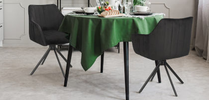 Krzesła tapicerowane obrotowe