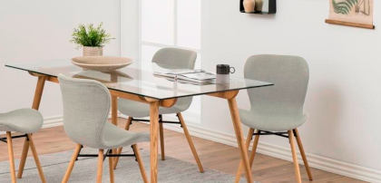 Krzesła tapicerowane kremowe