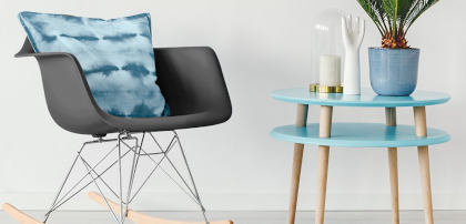 Krzesła bujane na taras