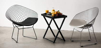 Krzesła na płozach z podłokietnikami