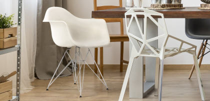 Krzesła do toaletki białe