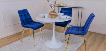 Krzesła nowoczesne glamour