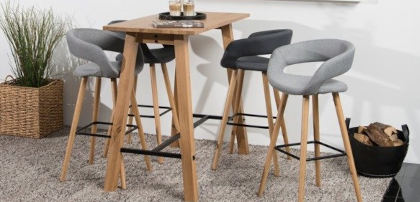 hokery drewniane tapicerowane