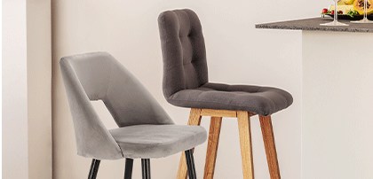 hokery z oparciem do kuchni