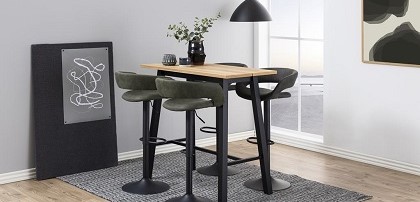 Hokery obrotowe na nogach