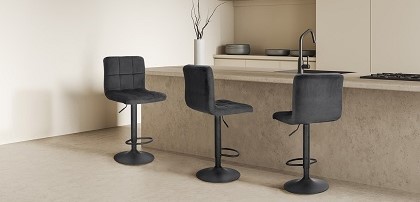 Hokery obrotowe pikowane