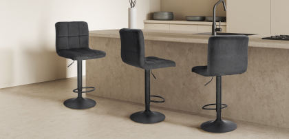 hokery nowoczesne szare