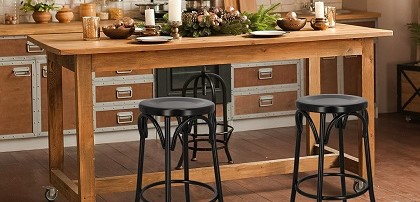 Hokery loftowe czarne