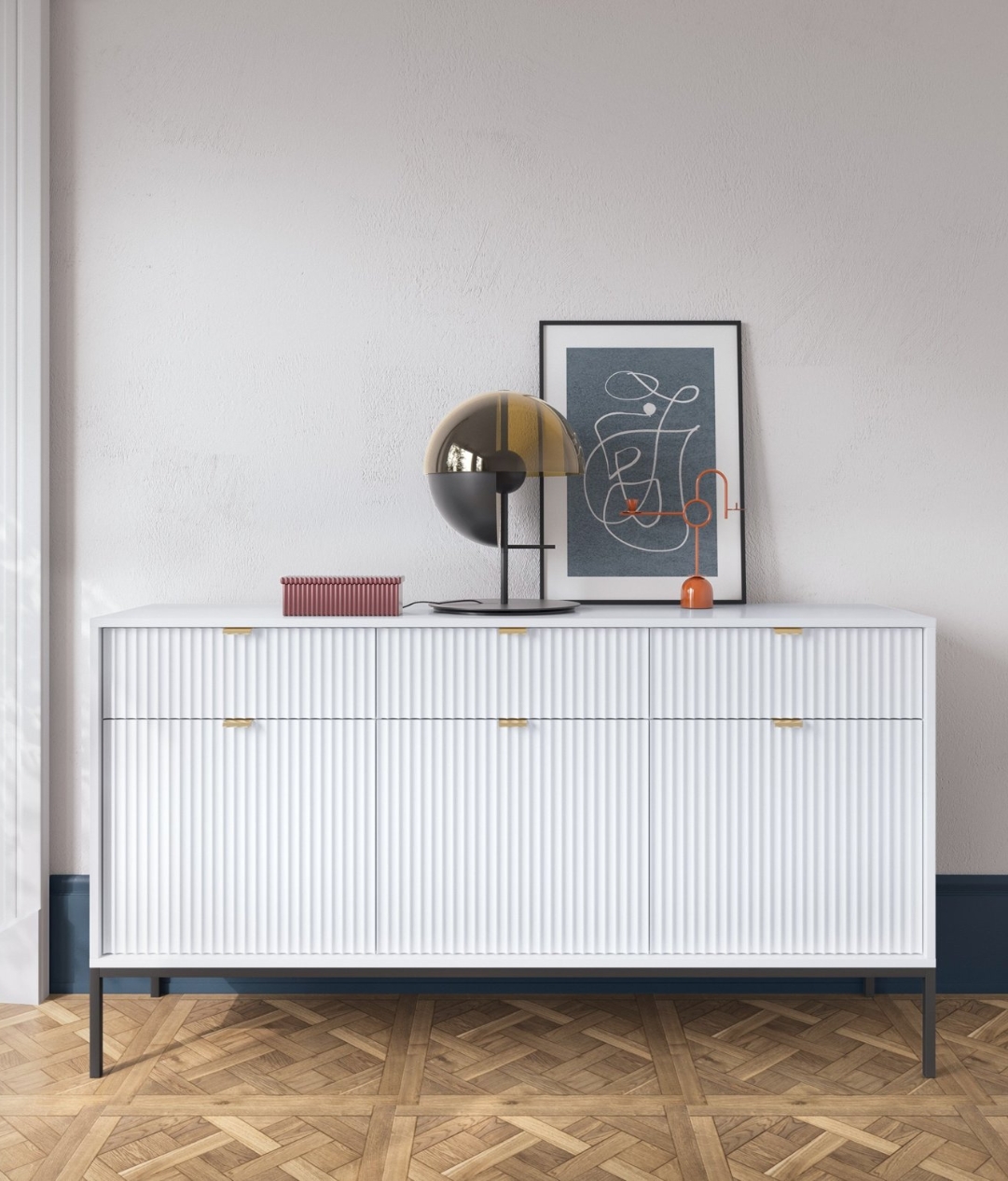 Meble w modne lamele