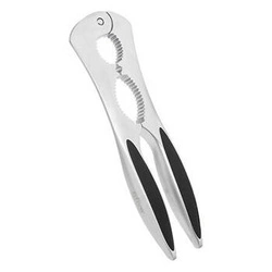 Dziadek do orzechów ze stali nierdzewnej z gumową rączką