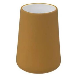 Kubek na szczoteczki do zębów Colors piaskowy ceramiczny nowoczesny do łazienki 5five