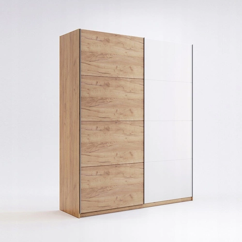 Zestaw mebli do garderoby Tissa biały/dąb