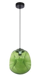 Lampa wisząca Club 28 1x60W E27 zielony
