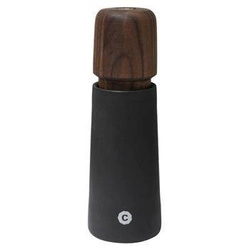 CrushGrind porcelanowy młynek do soli i pieprzu 17cm czarny orzech nowoczesny