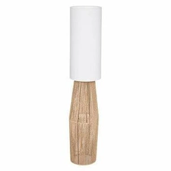 Lampa stojąca do salonu Aissa Atmosphera nowoczesna boho naturalna 130 cm biała
