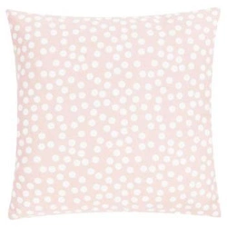 Poduszka dekoracyjna do salonu Allover Dots 45x45 bawełniana różowa Intesi