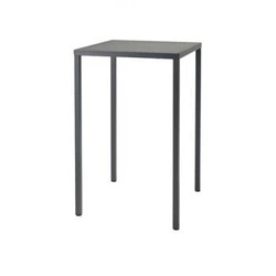 Stół barowy Summer SCAB Design 70x70 cm kwadratowy metalowy antracytowy do kuchni i ogrodu