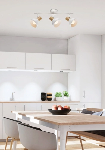 Lampa sufitowa Puerto listwa 3x40W E14 biały