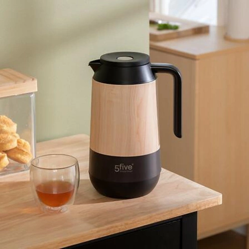 Dzbanek termos ze stali nierdzewnej Wood 1L