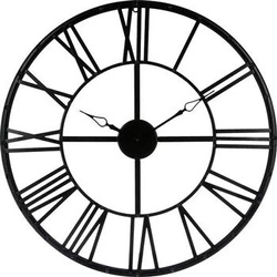 Zegar Vintage okrągły czarny