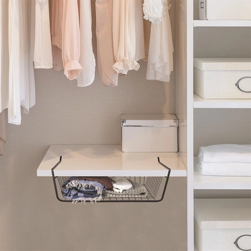 Podwieszany kosz podpółkowy S czarny