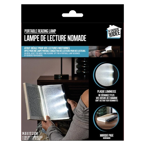Intesi Zakładka lampka LED do czytania książek do sypialni 17 cm