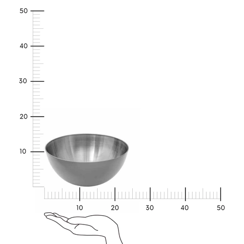 Misa sałatkowa ze stali nierdzewnej śr 24 cm