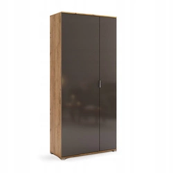 Szafa Lana z półkami i drążkiem 80 cm skandynawska do sypialni i przedpokoju