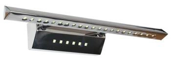 Kinkiet Forte LED 3 7W LED rurka trójkątna z wyłącznikiem chrom