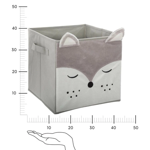 Pudełko do regału Lis szary