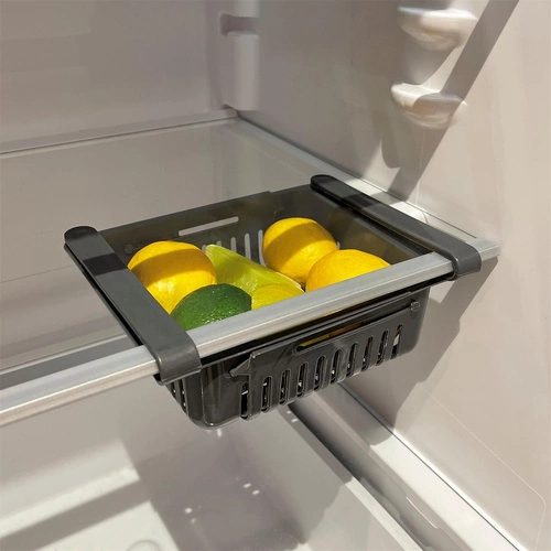 Podwieszany kosz do lodówki szary