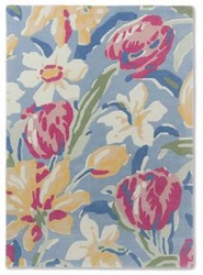 Dywan do salonu wełniany Tulips Laura Ashley 140x200cm klasyczny kwiatowy łatwoczyszczący