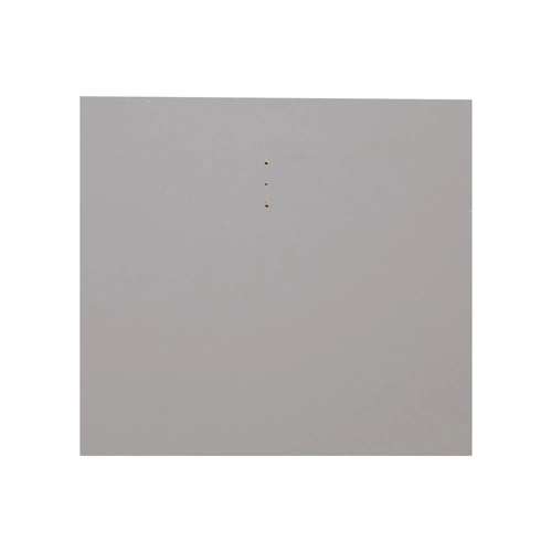 Komoda Delicious 6 szuflad ryflowana szara/ złote nogi outlet