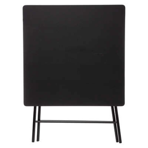 Stół składany czteroosobowy czarny outlet