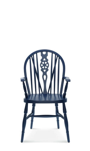 Fotel Fameg Windsor buk premium B-372     niebieski ciemny 20