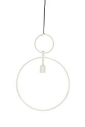 Lampa wisząca Dorina matt white