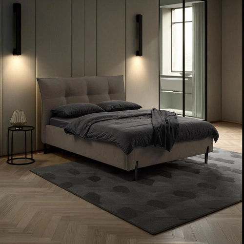 Łóżko Biscuit 160x200cm szare ciemne Cosy 7 GR2